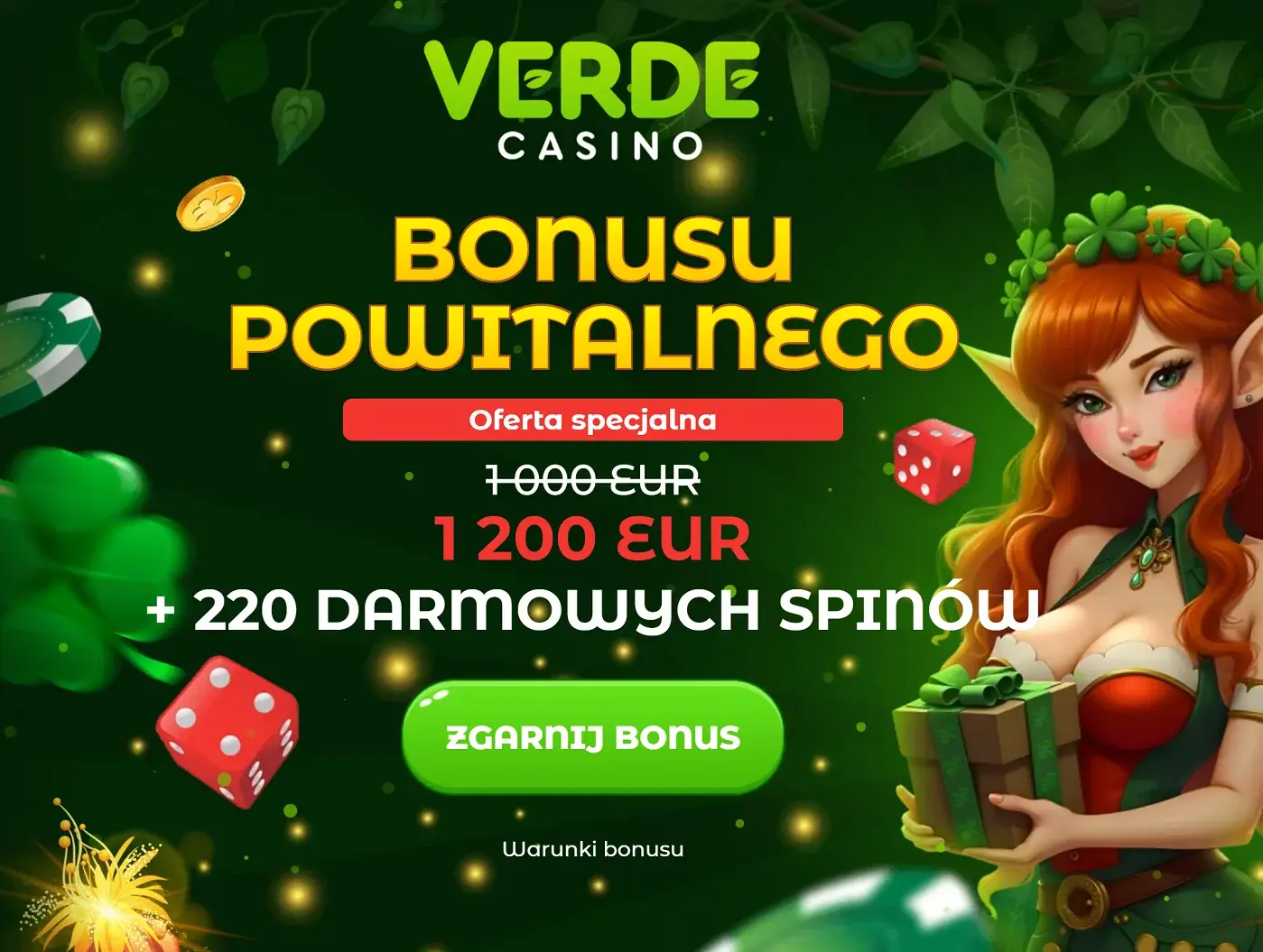 Verde Casino Bonus Powitalny