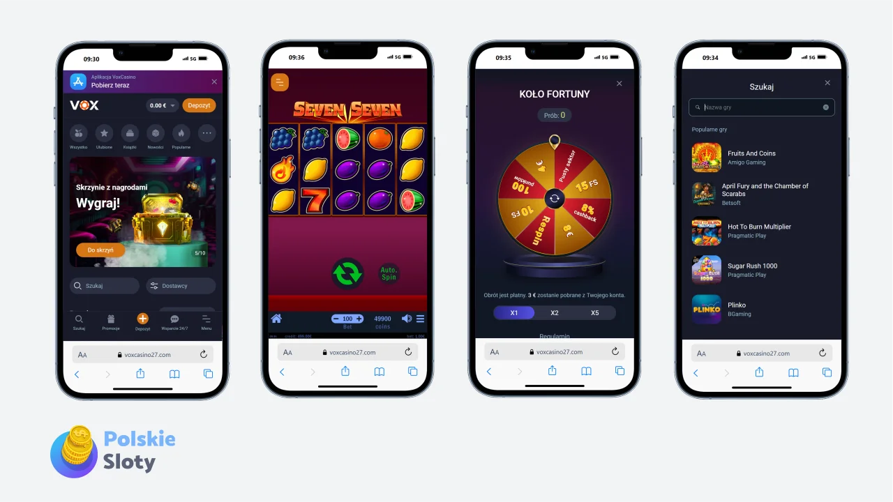 Vox Casino aplikacja