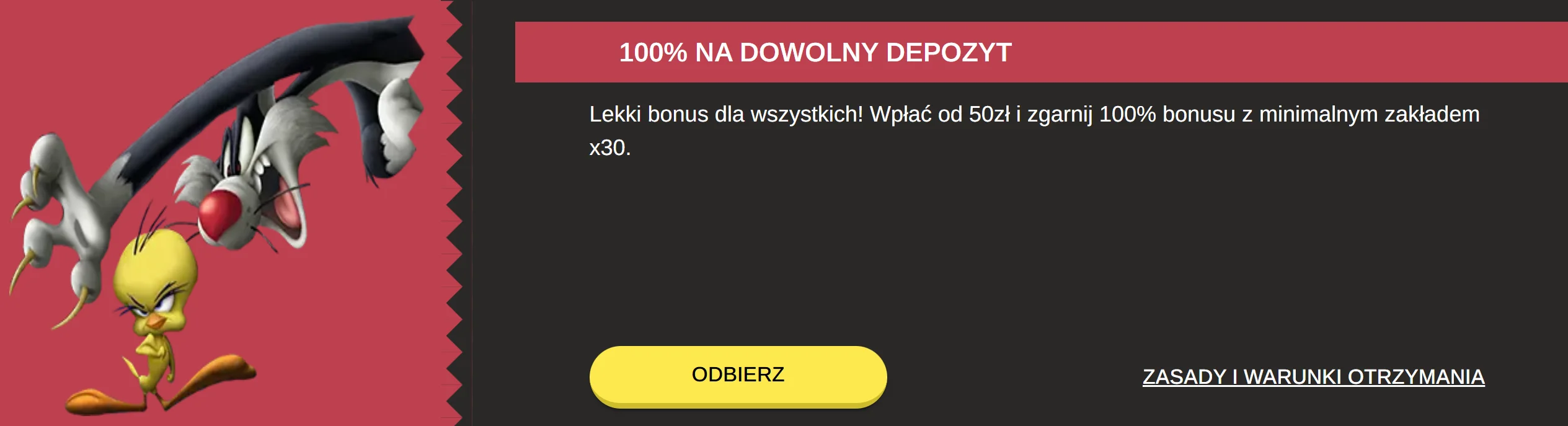 Reload bonus Beep Beep Casino