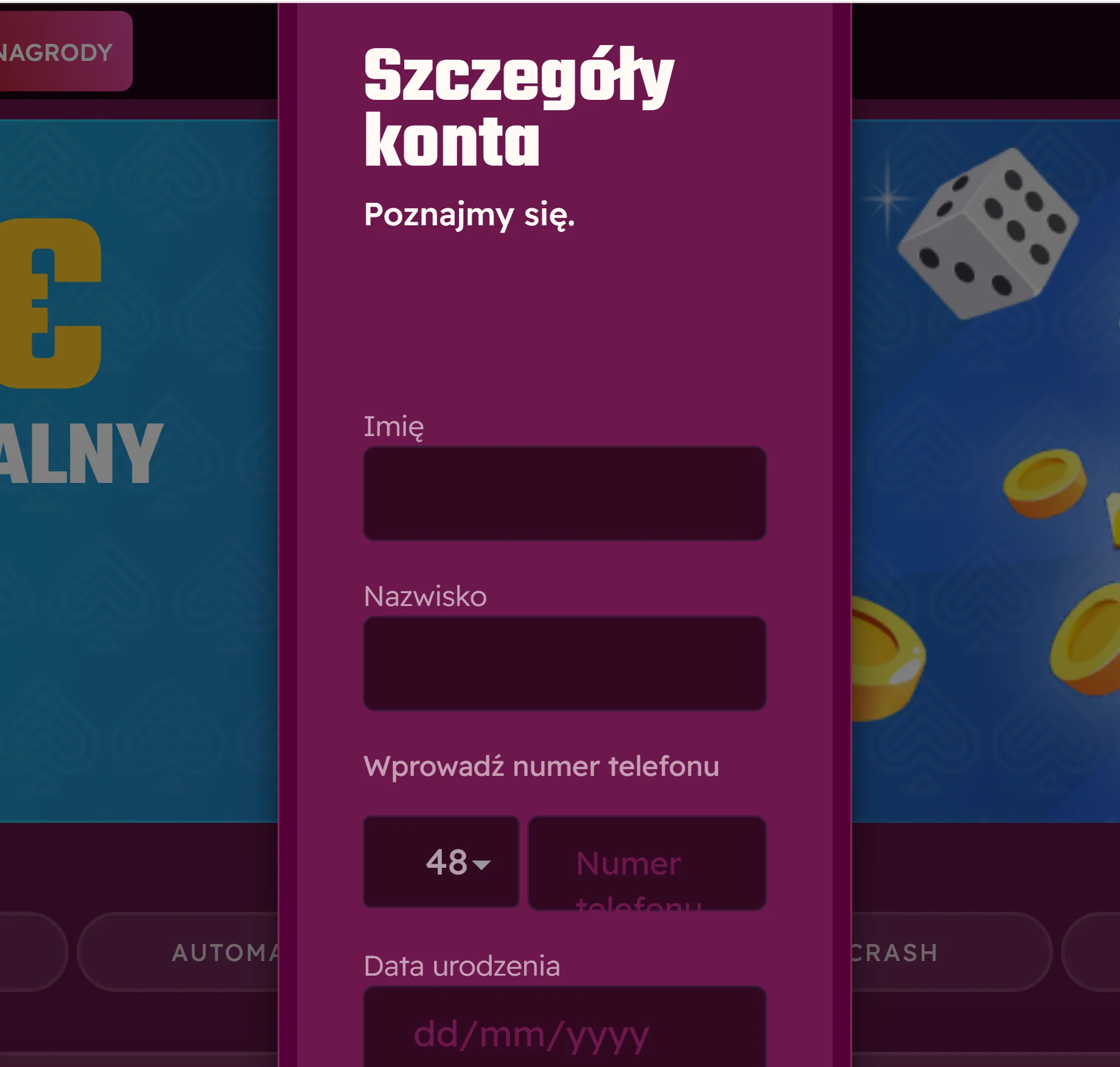 Jak otrzymać bonus bez depozytu Lets Jackpot Casino? Krok 4