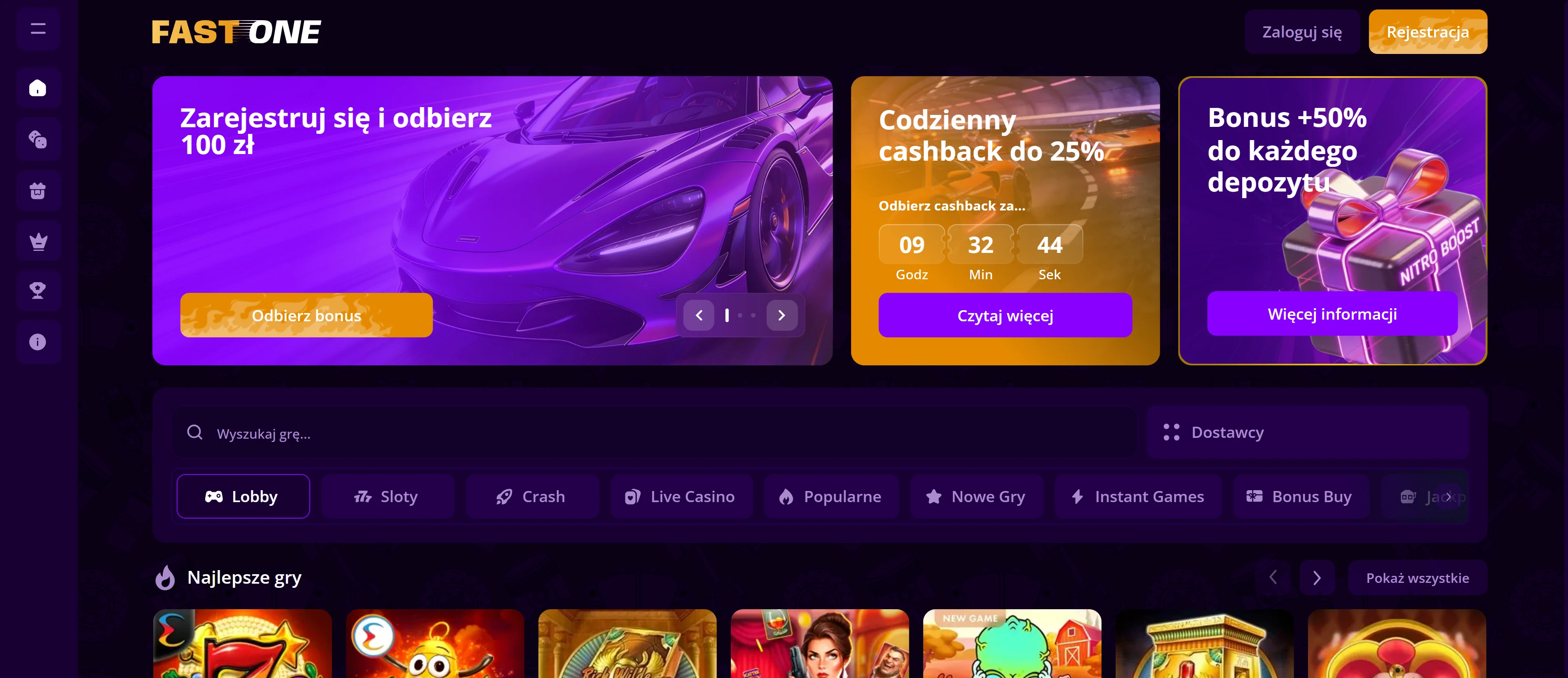 Fast One Casino bonus bez depozytu