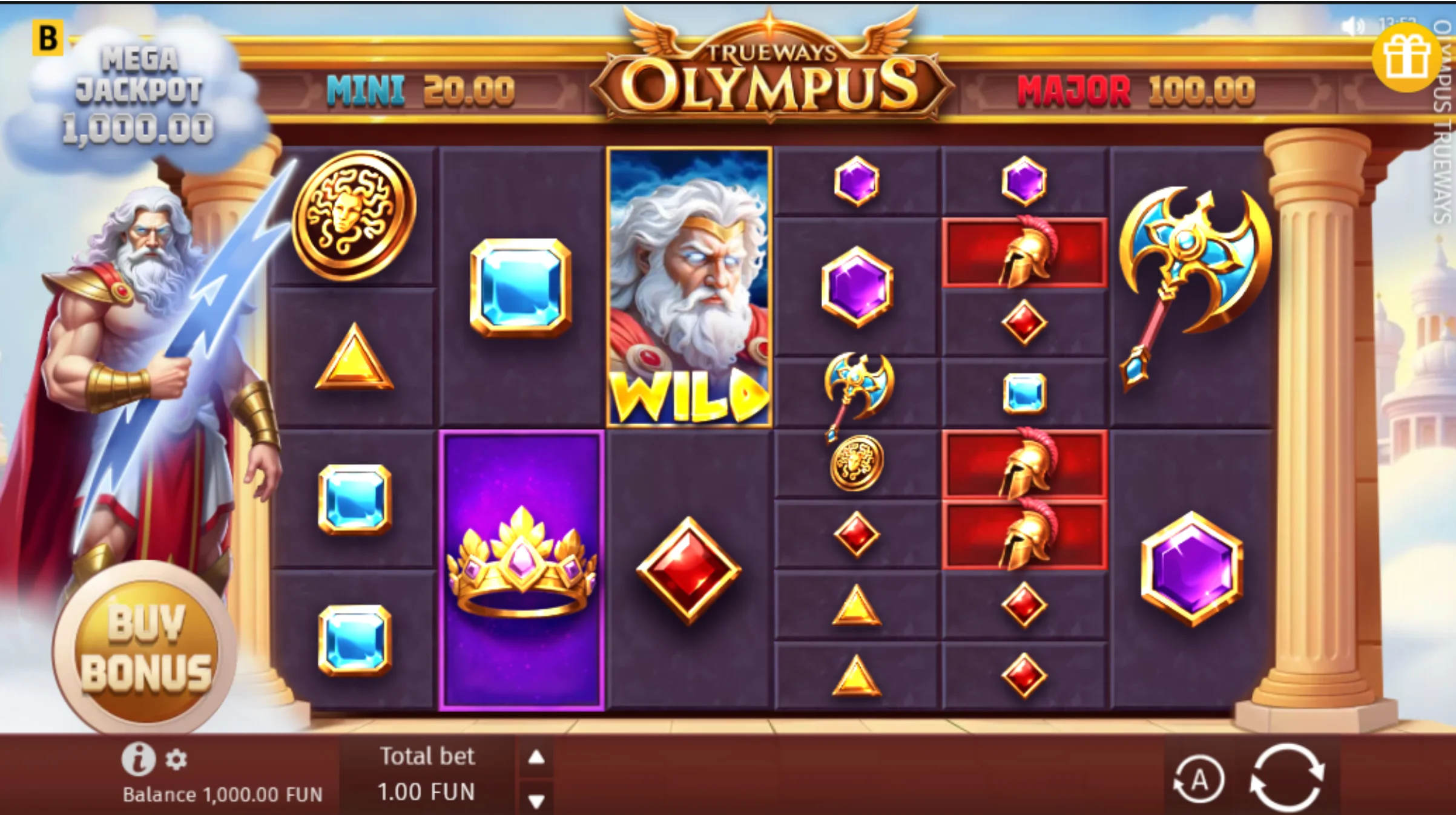 Slot Olympus Trueways