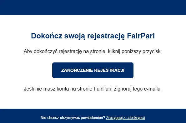 Jak otrzymać bonus bez depozytu FairPari Casino? Krok 4