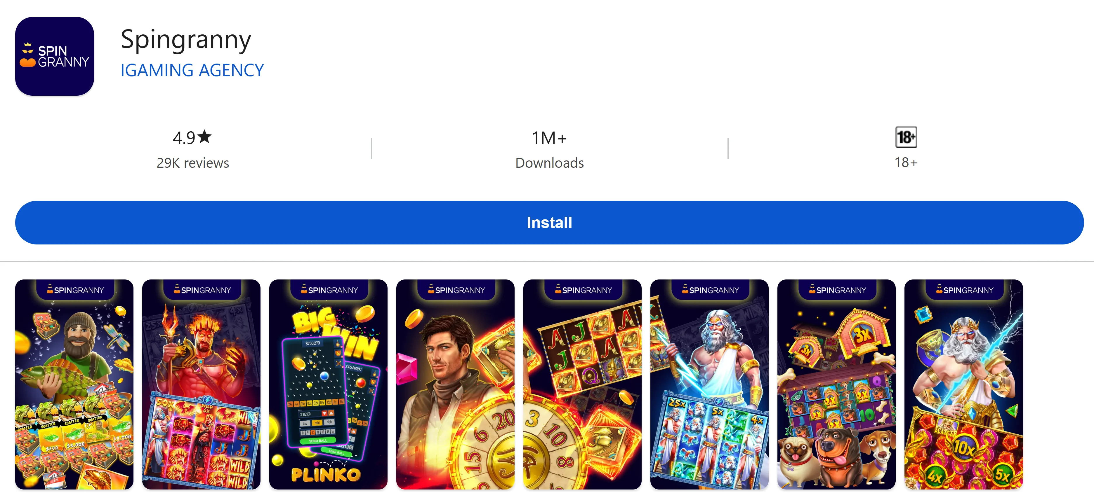 Spingranny Aplikacja Mobilna