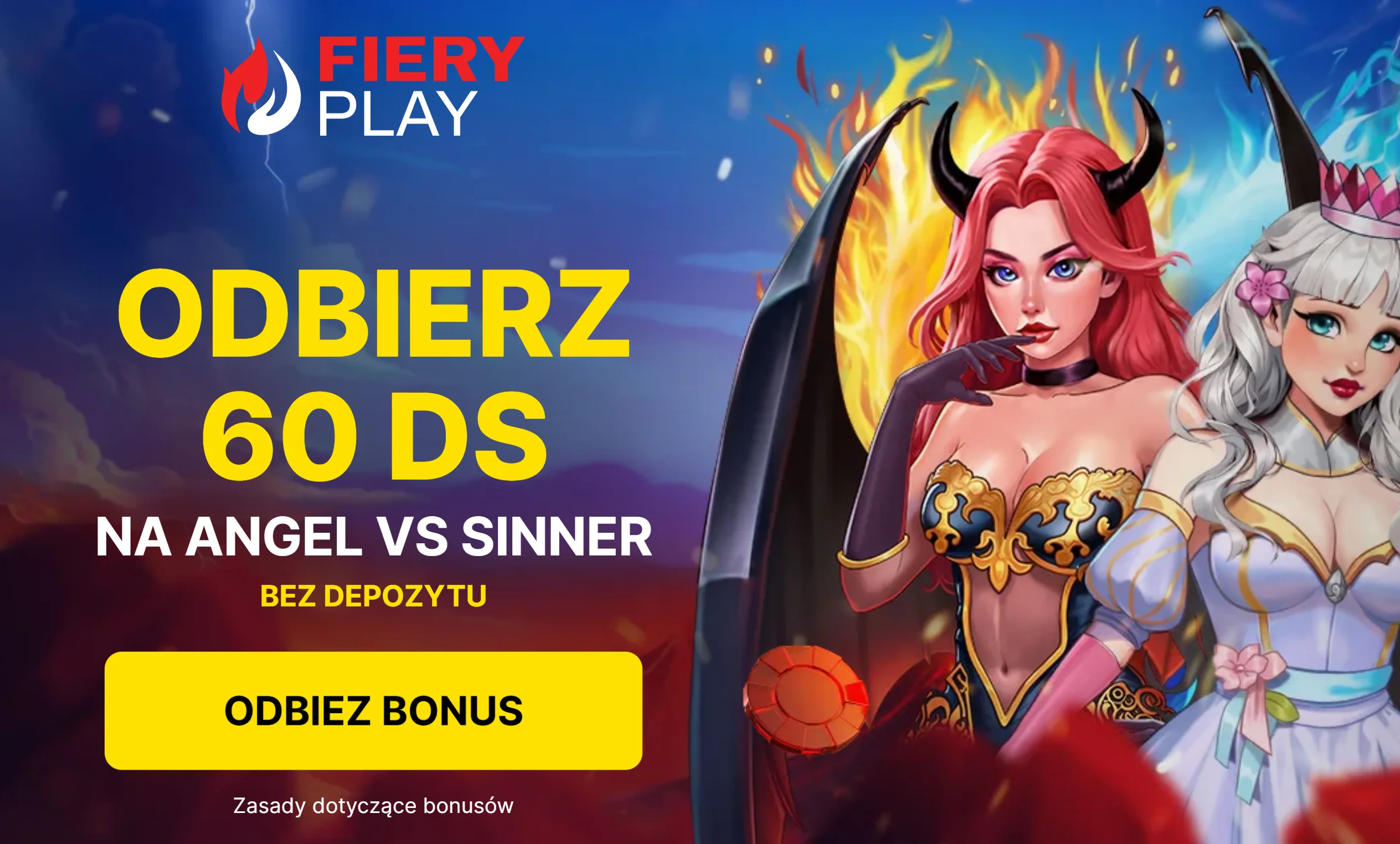 Jak otrzymać bonus bez depozytu Fiery Play Casino? Krok 1