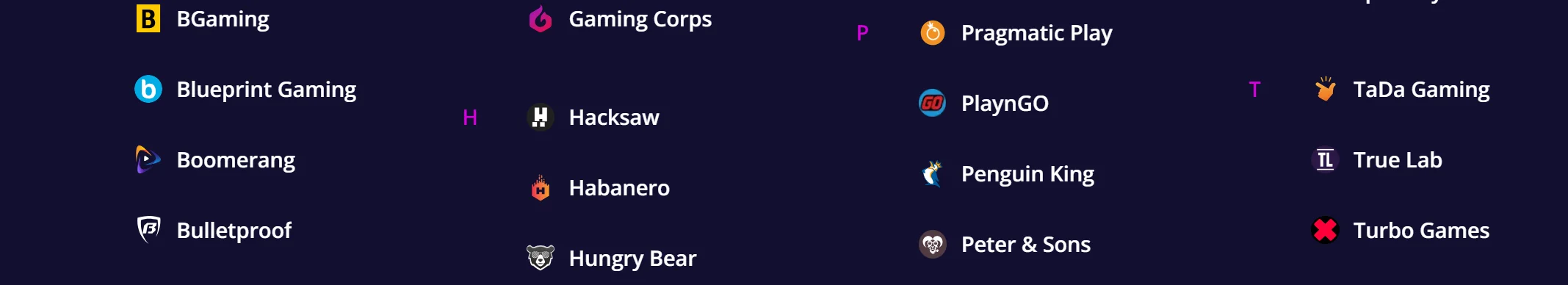 Slotoro Casino Providers