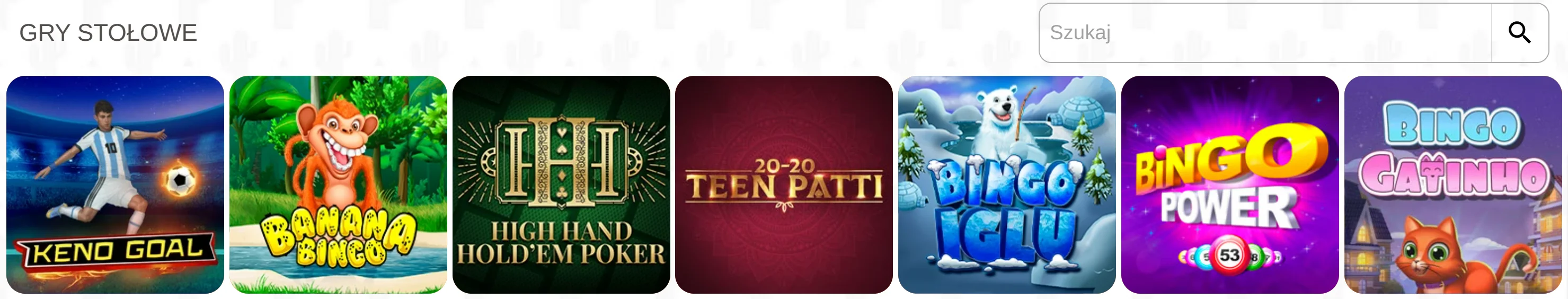 Beep Beep Casino Gry stołowe