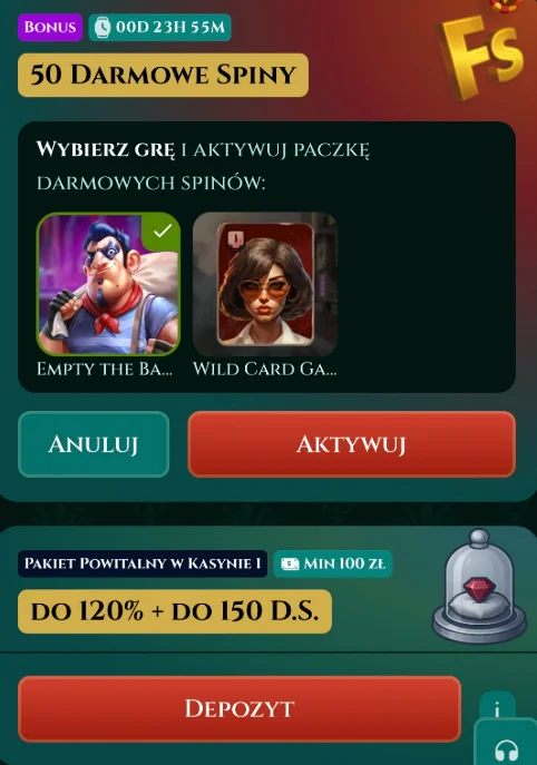 Jak otrzymać bonus bez depozytu TonySpins? Krok 4