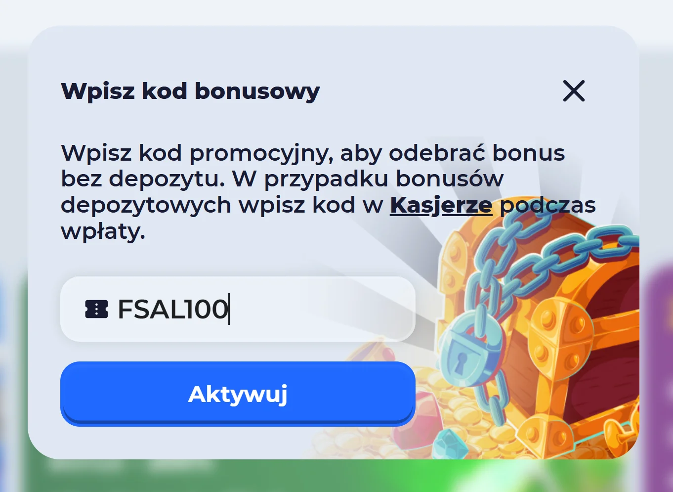 Jak otrzymać bonus bez depozytu TycoonWin Casino? Krok 4