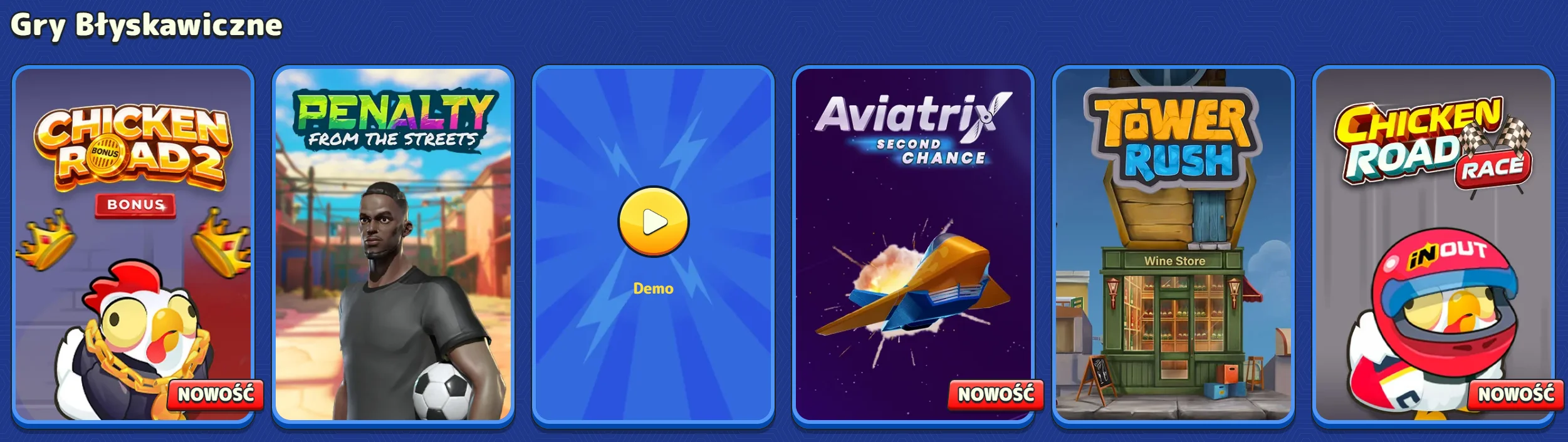 Gry błyskawiczne Pistolo Casino