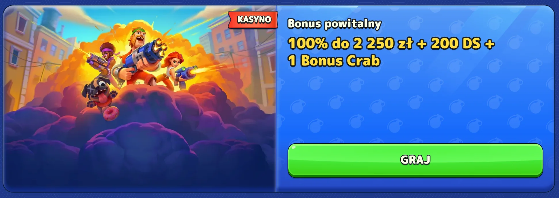 Pistolo Casino Bonus Powitalny