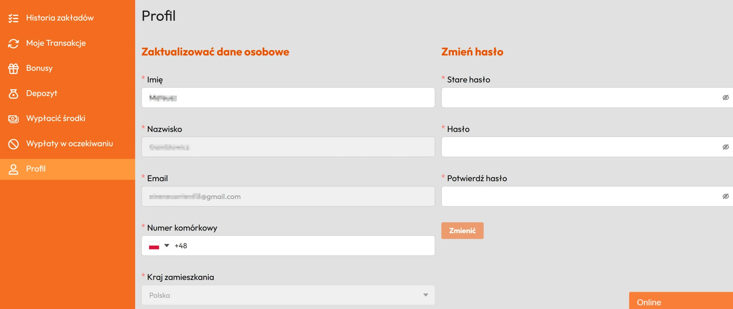 Jak otrzymać bonus za depozyt Optimbet Casino? Krok 3