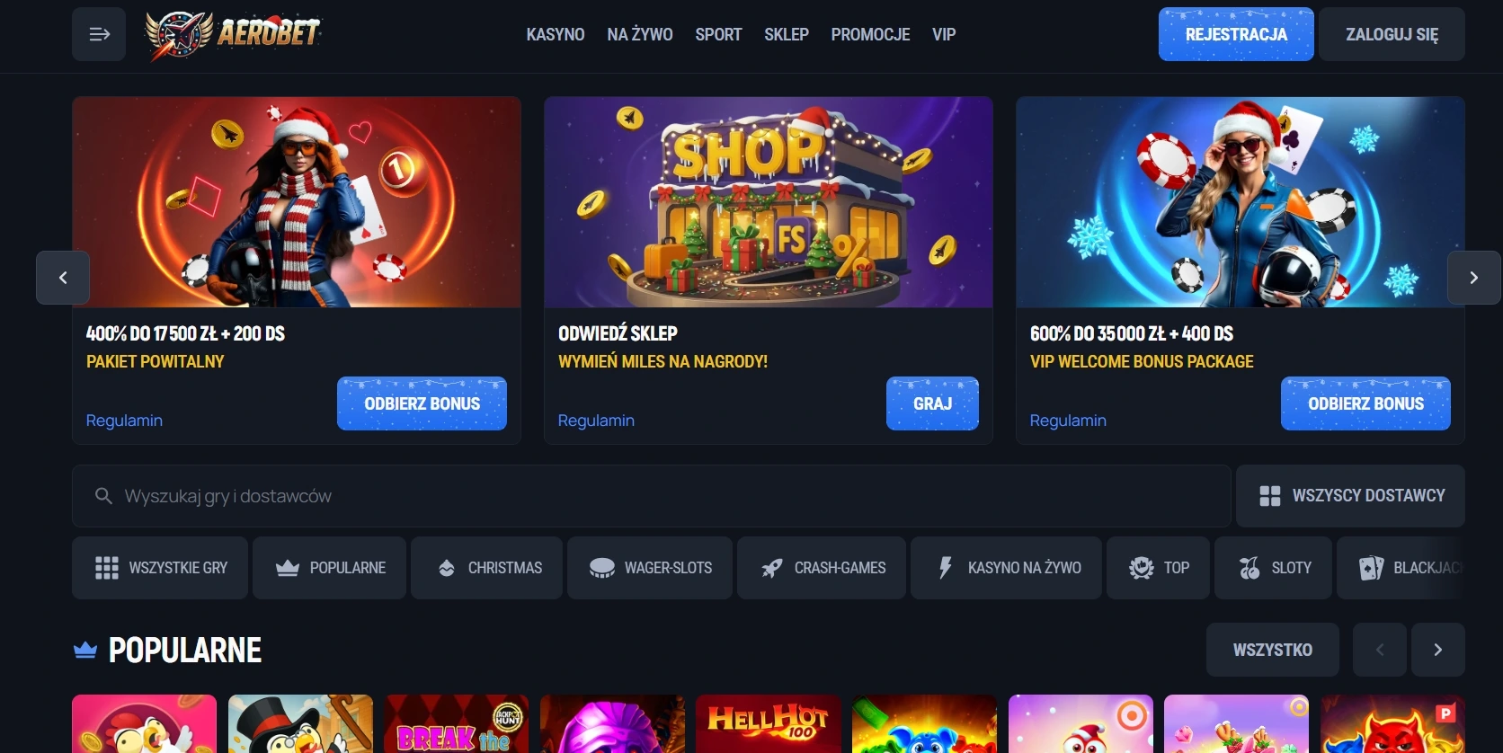 Aerobet kasyno online