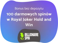 Billionairespin bonus bez depozytu