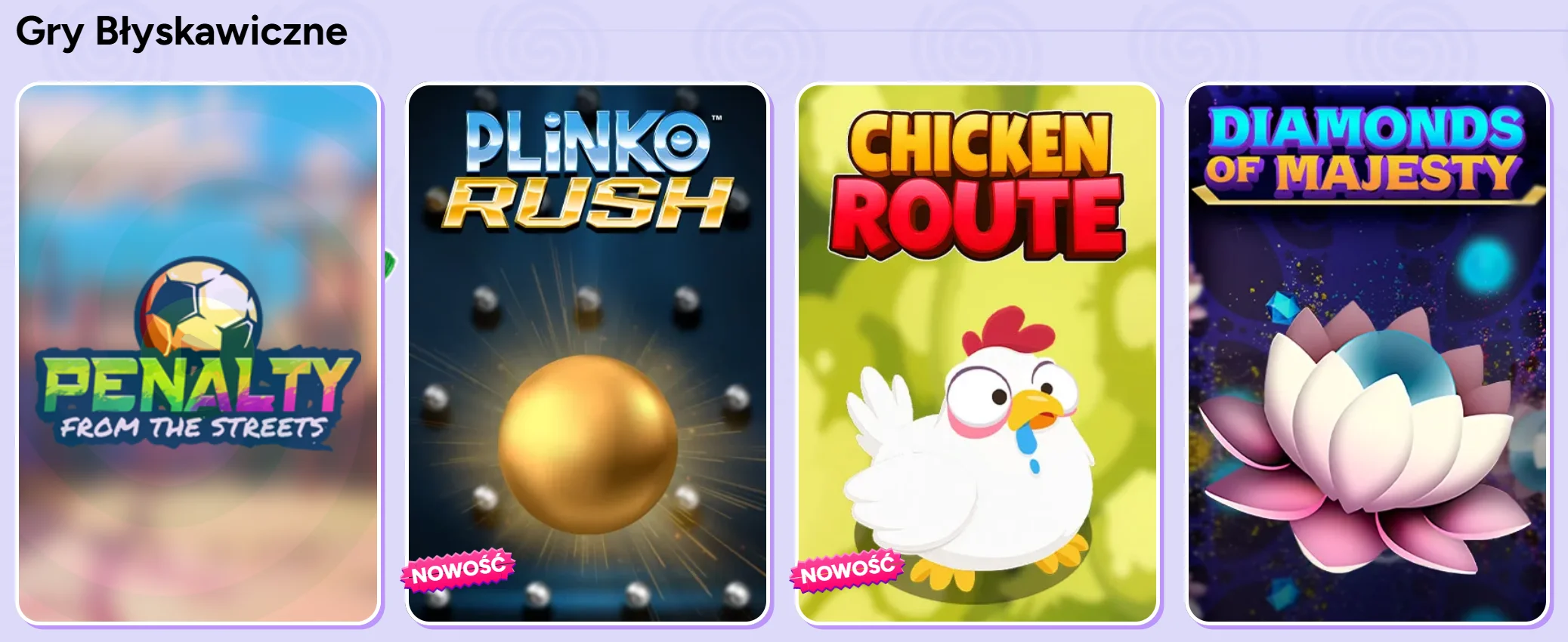 Gry natychmiastowe Spinbara Casino