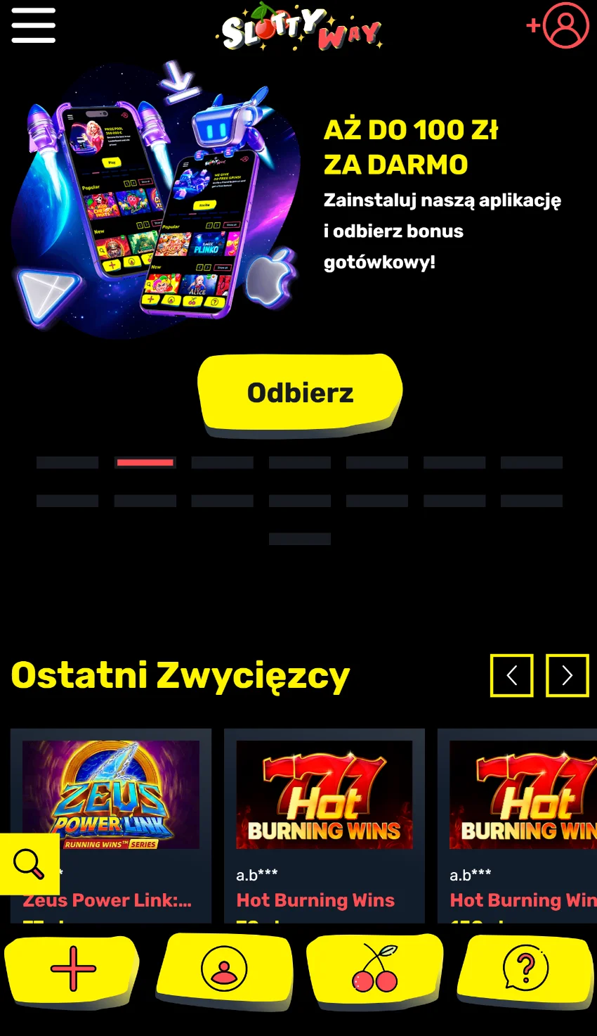 SlottyWay Casino 50 darmowych spinów