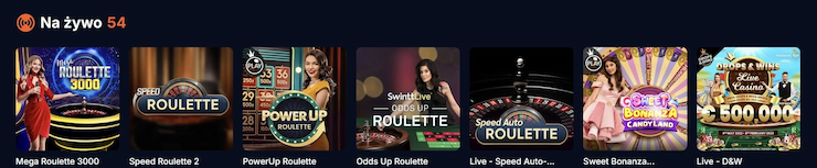Gry na żywo FS casino