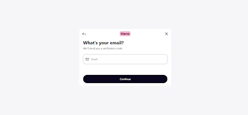Klarna rejestracja krok 3