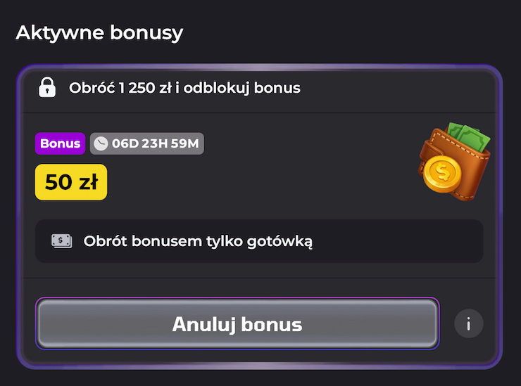 Lucky Capone Casino Rejestracja krok 6