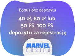 Marvel Casino bonus bez depozytu