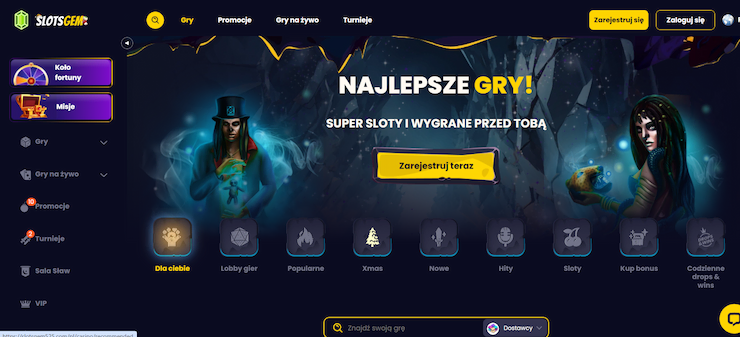 Slotsgem Casino screen