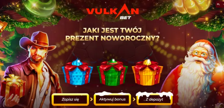 Bożonarodzeniowe bonusy od Vulkan Bet