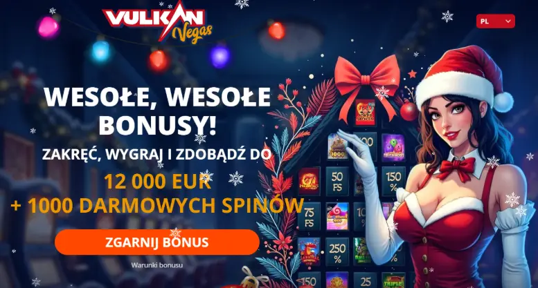 Kalendarz adwentowy Vulkan Vegas