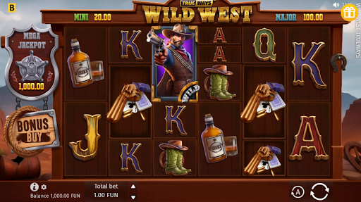 Ważne cechy gry Wild West TRUEWAYS Slotrave