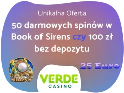Verde bonus bez depozytu