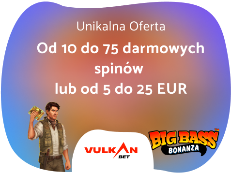 Vulkan Bet bonusy bez depozytu 2025