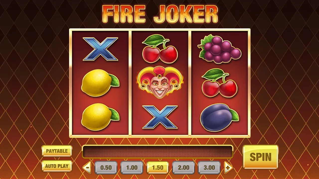 darmowe 50 spinow w Fire Joker