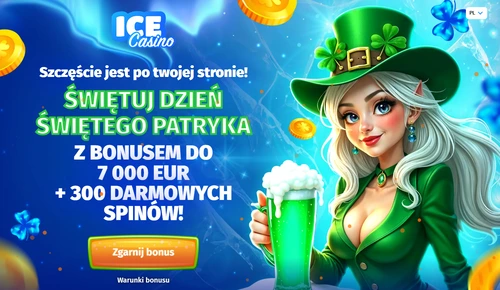 ice casino bonus na dzień świętego patryka