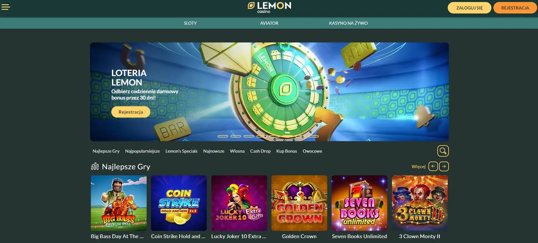 lemon casino glowna strona