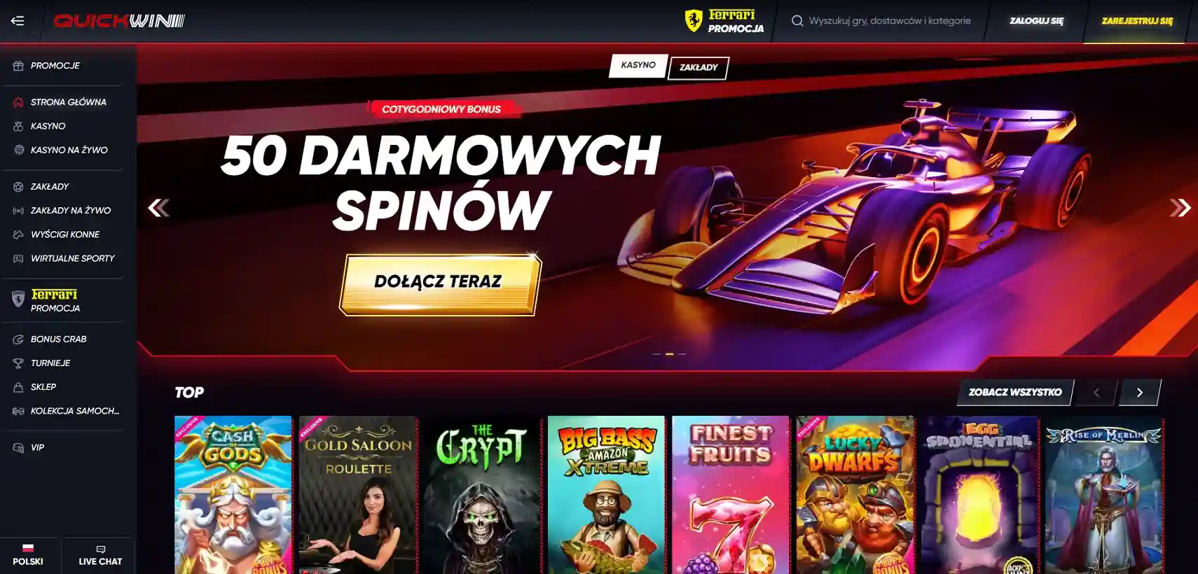 quickwin casino glowna strona