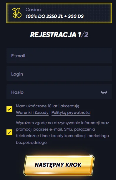 quickwin casino rejestracja