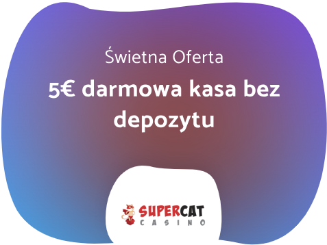 Bonus bez depozytu SuperCat – 5 EUR darmowych pieniędzy!