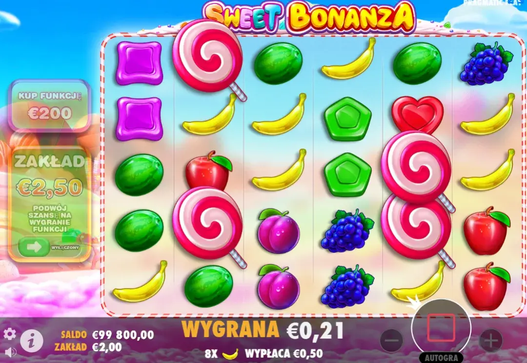 sweet bonanza bonusna gra