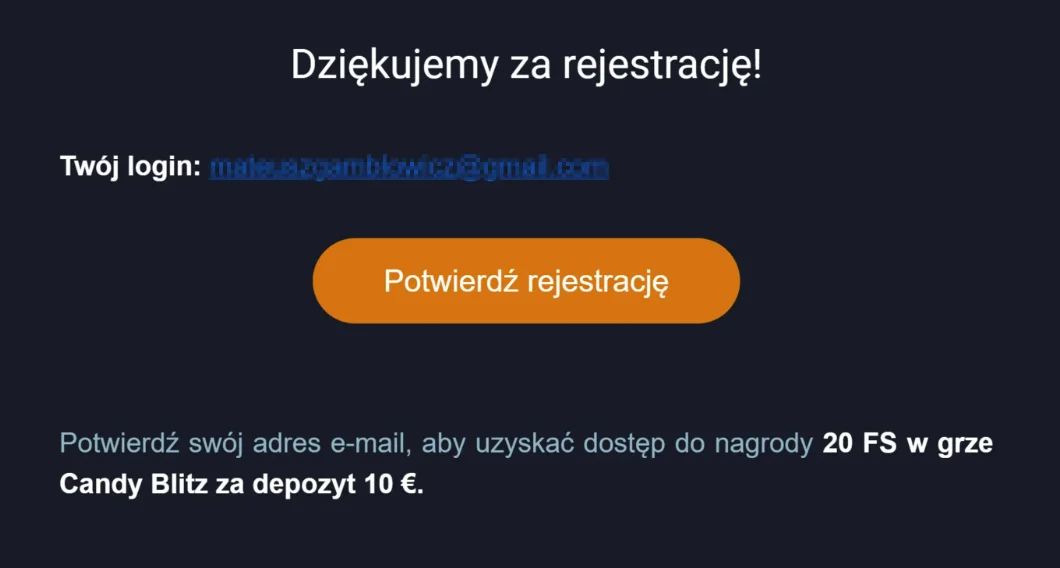 vox casino rejestracja krok 5