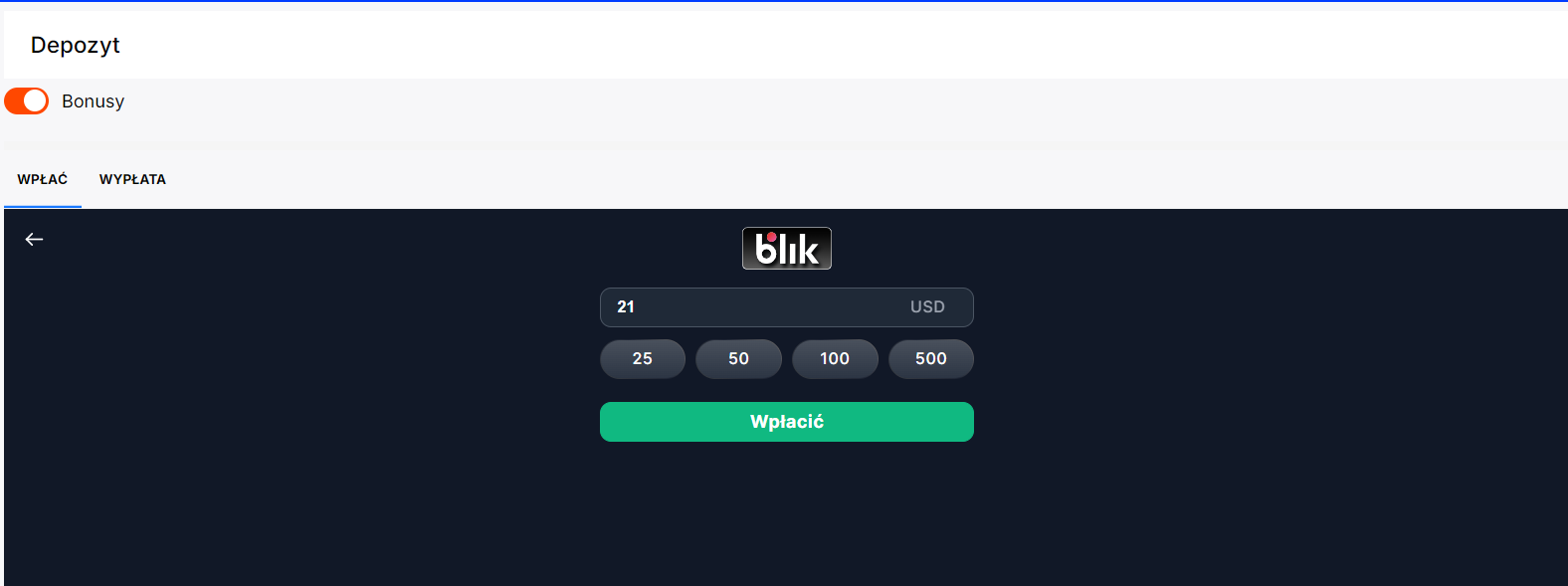 vulkan bet blik