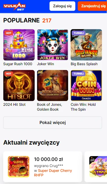 vulkan bet wersja mobilna